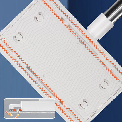 Jednorazowy mop do kurzu z 4 wielorazowymi ściereczkami