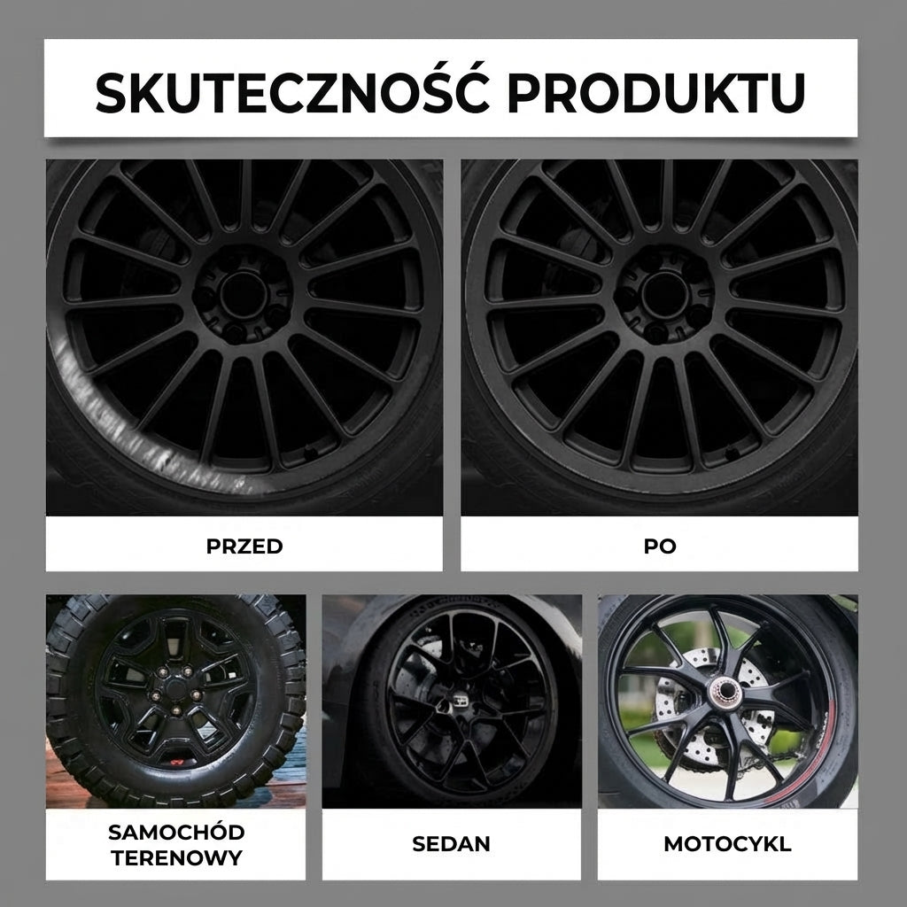 Pisak do naprawy rys na felgach samochodowych – zestaw 3 sztuk