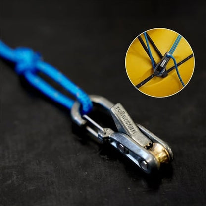 Napinacz liny z szybkim mechanizmem zwalniającym