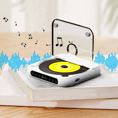 Przenośny odtwarzacz CD z Bluetooth – akumulatorowy Discman do samochodu i w podróż (Anti-Shock)