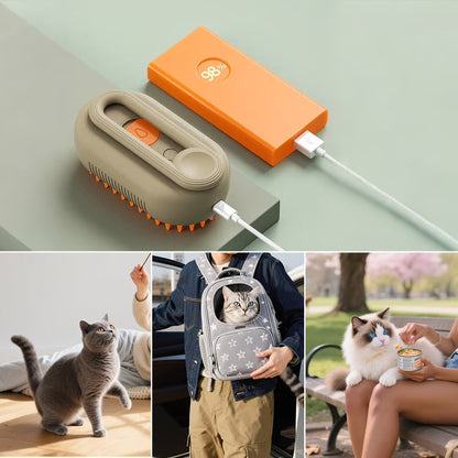 Parowy grzebień dla zwierząt