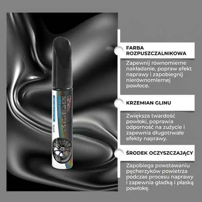 Pisak do naprawy rys na felgach samochodowych – zestaw 3 sztuk