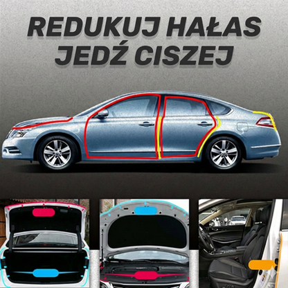 Uniwersalna uszczelka do drzwi samochodowych (5 m) – samoprzylepna listwa przeciw wiatrowi i hałasowi (typ B)