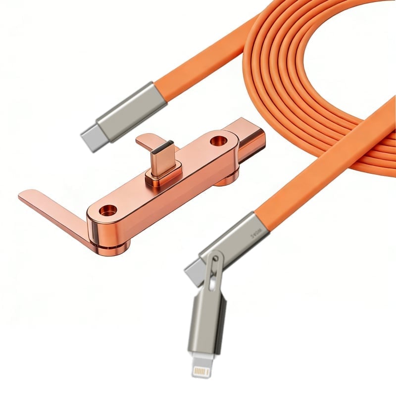 Supermocny kabel USB-C 240W – obrotowa końcówka 360°