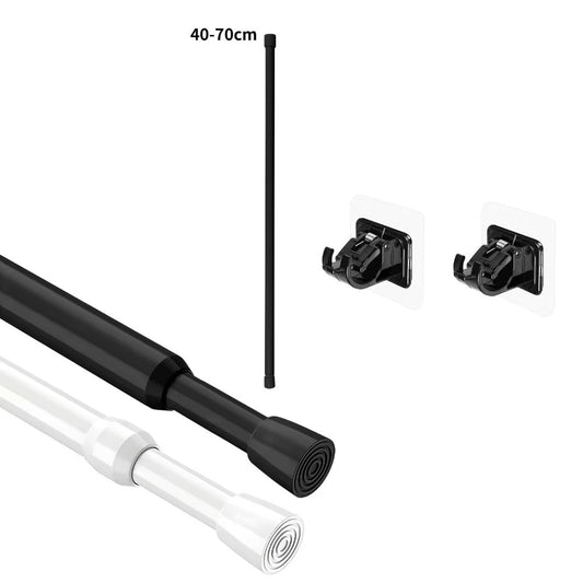 Regulowane uchwyty do karnisza bez wiercenia (zestaw 2 szt.)