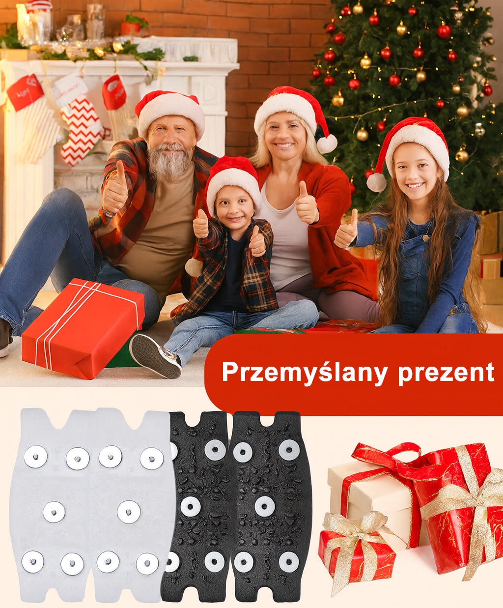 Antypoślizgowe kolce do butów – 5 kolców