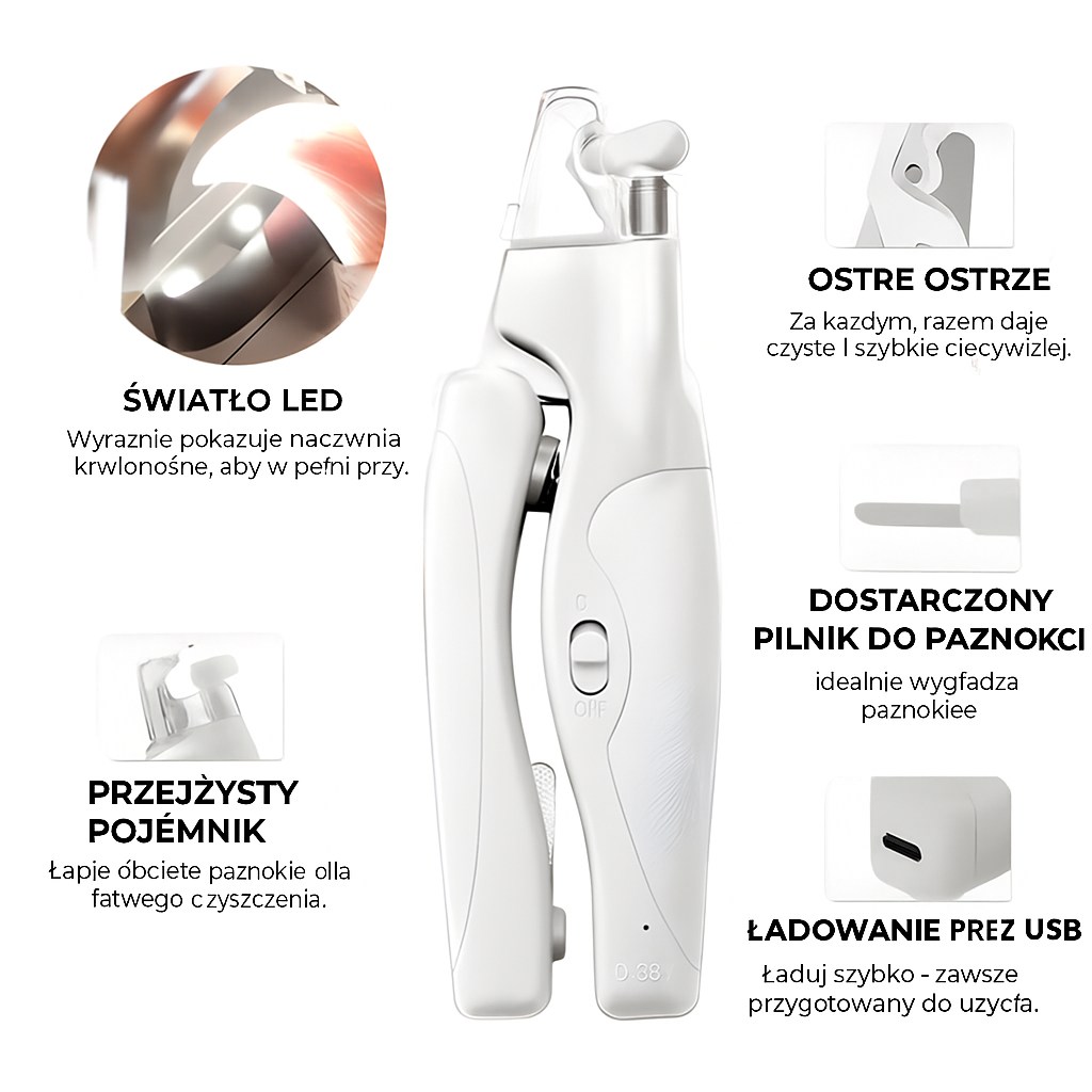 Safeclip™ – ergonomiczny i bezpieczny obcinacz do paznokci