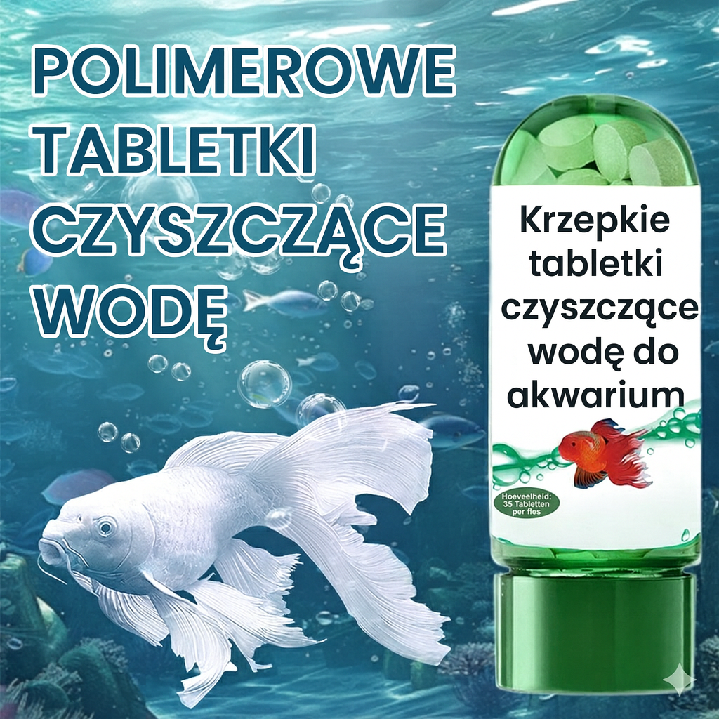 Profesjonalne tabletki do poprawy jakości wody w akwarium