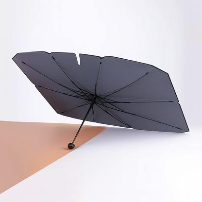 Składana osłona przeciwsłoneczna na przednią szybę – parasolowy design chroniący przed upałem i promieniowaniem UV