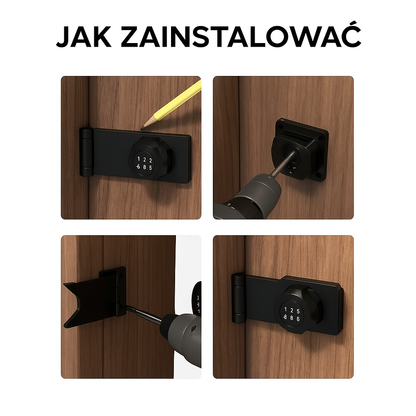 Zamek szyfrowy do szafek i drzwi