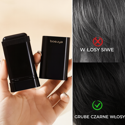 Sztyft do natychmiastowej koloryzacji włosów jednym ruchem.