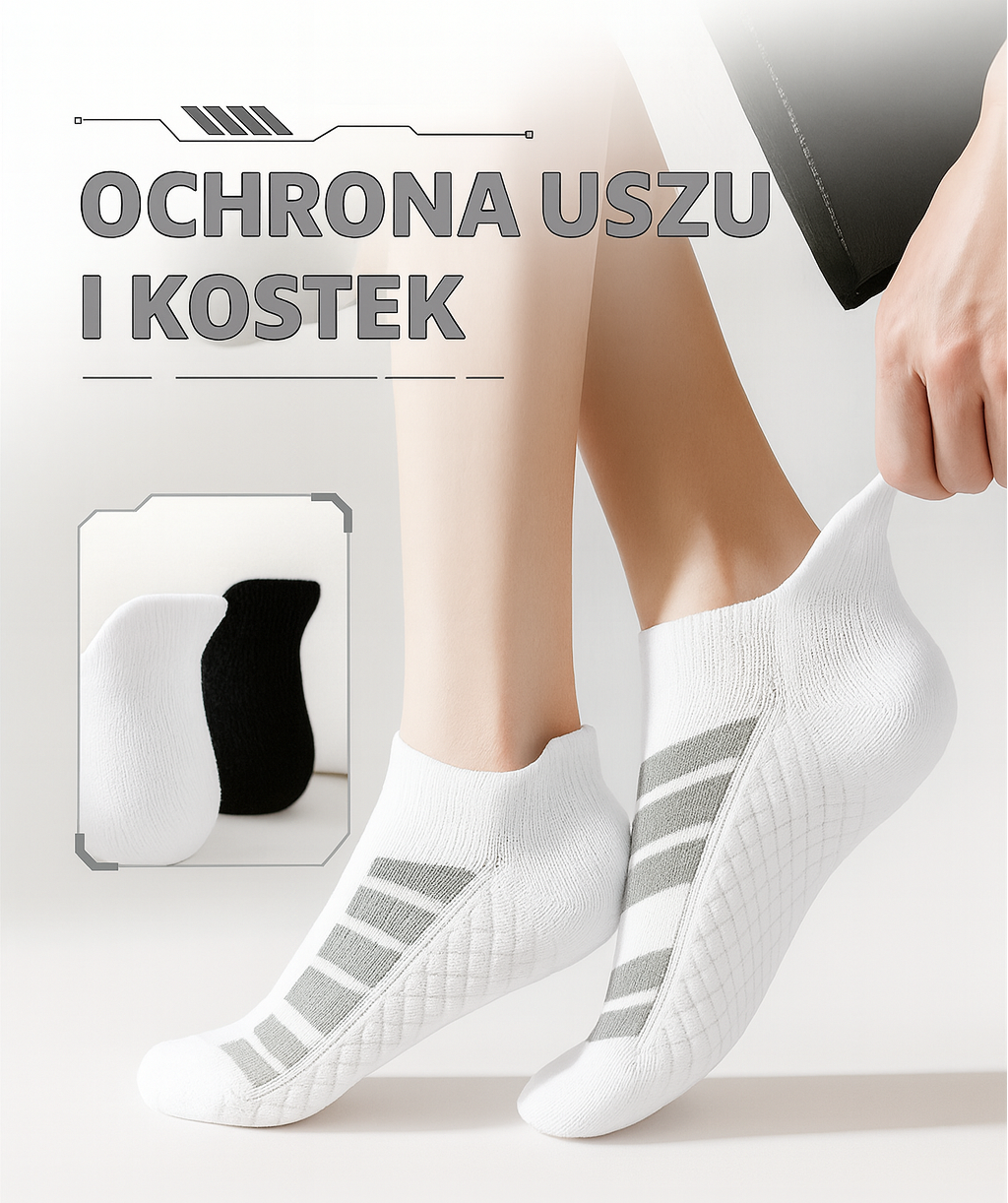 Unisex skarpetki sportowe – 1 zestaw (5 par)