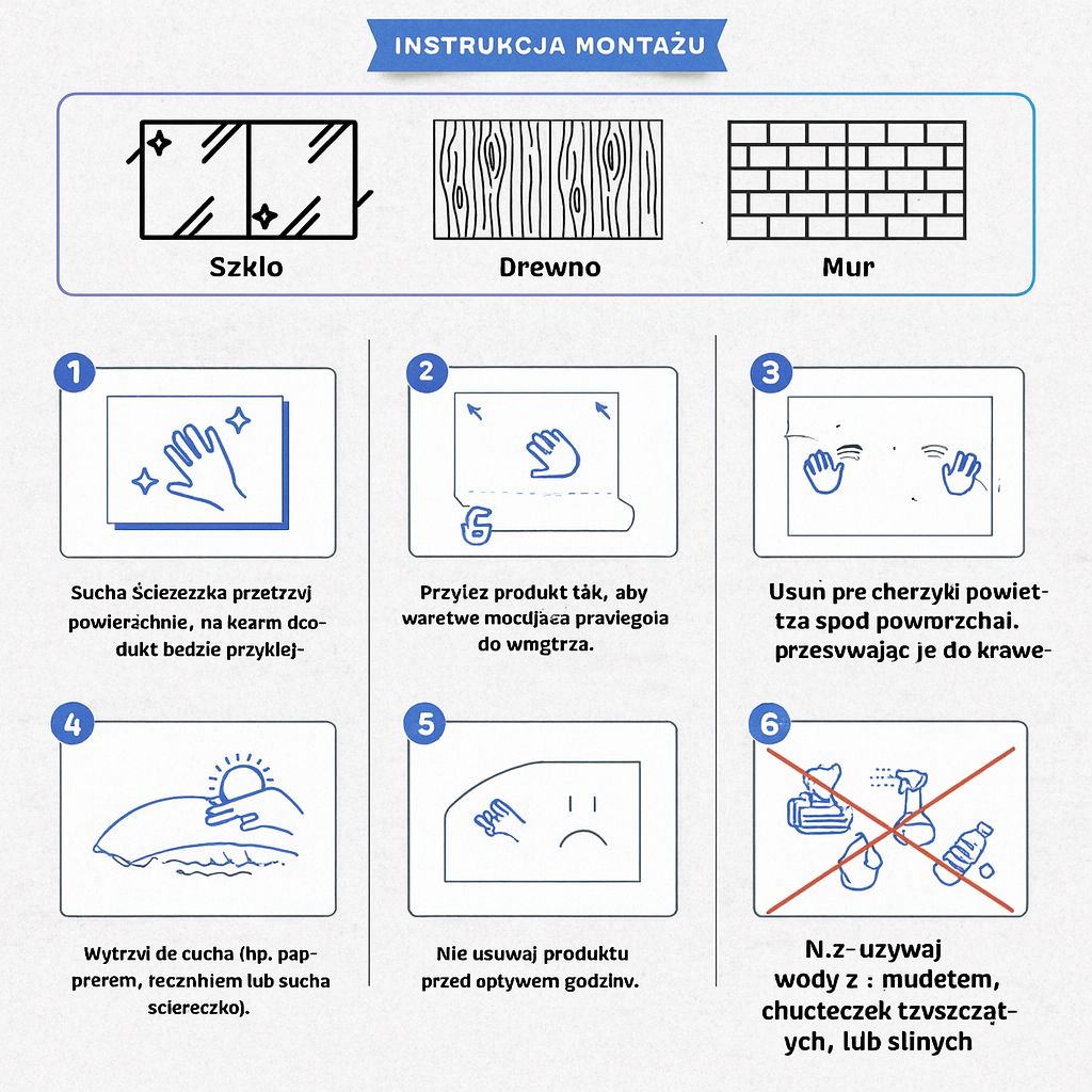 Tablica ćwiczeniowa wielokrotnego użytku – arkusz do nauki