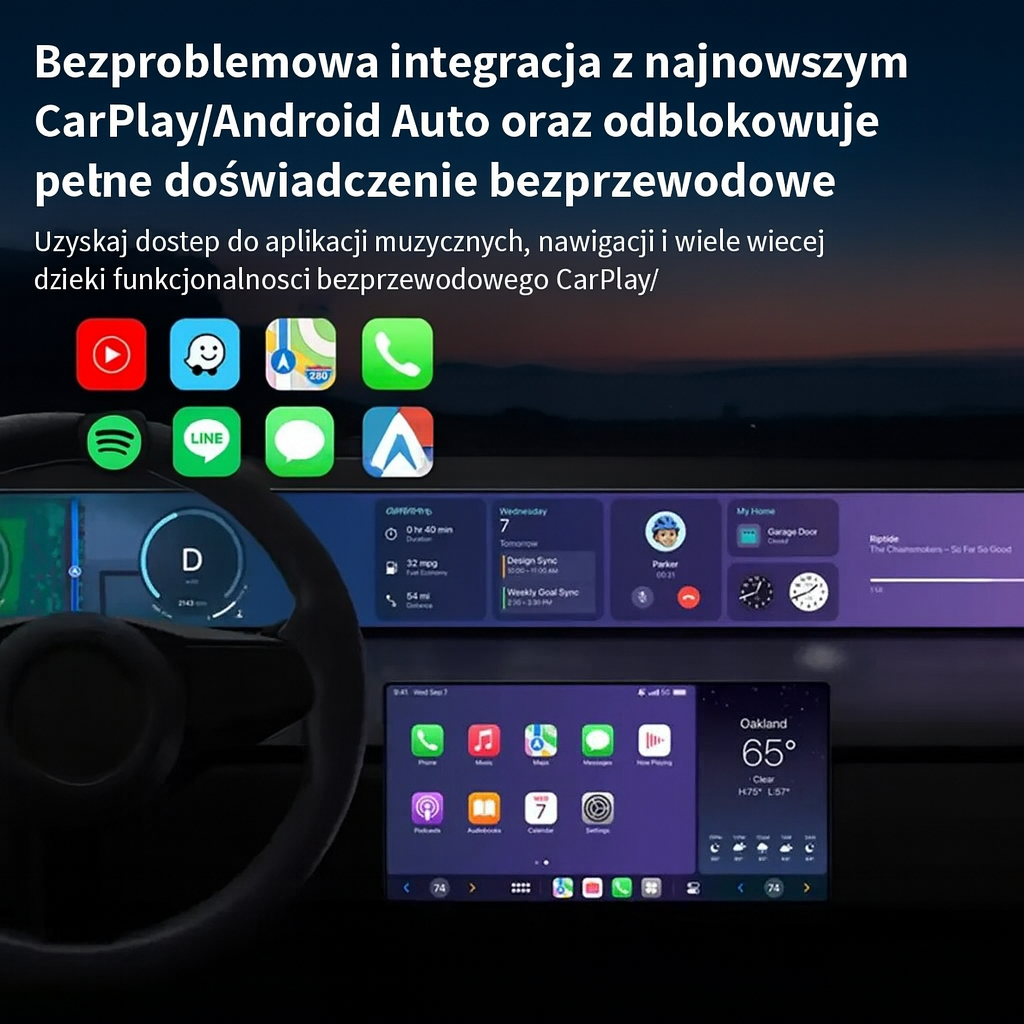Ultra Cube – bezprzewodowy adapter do CarPlay i Android Auto