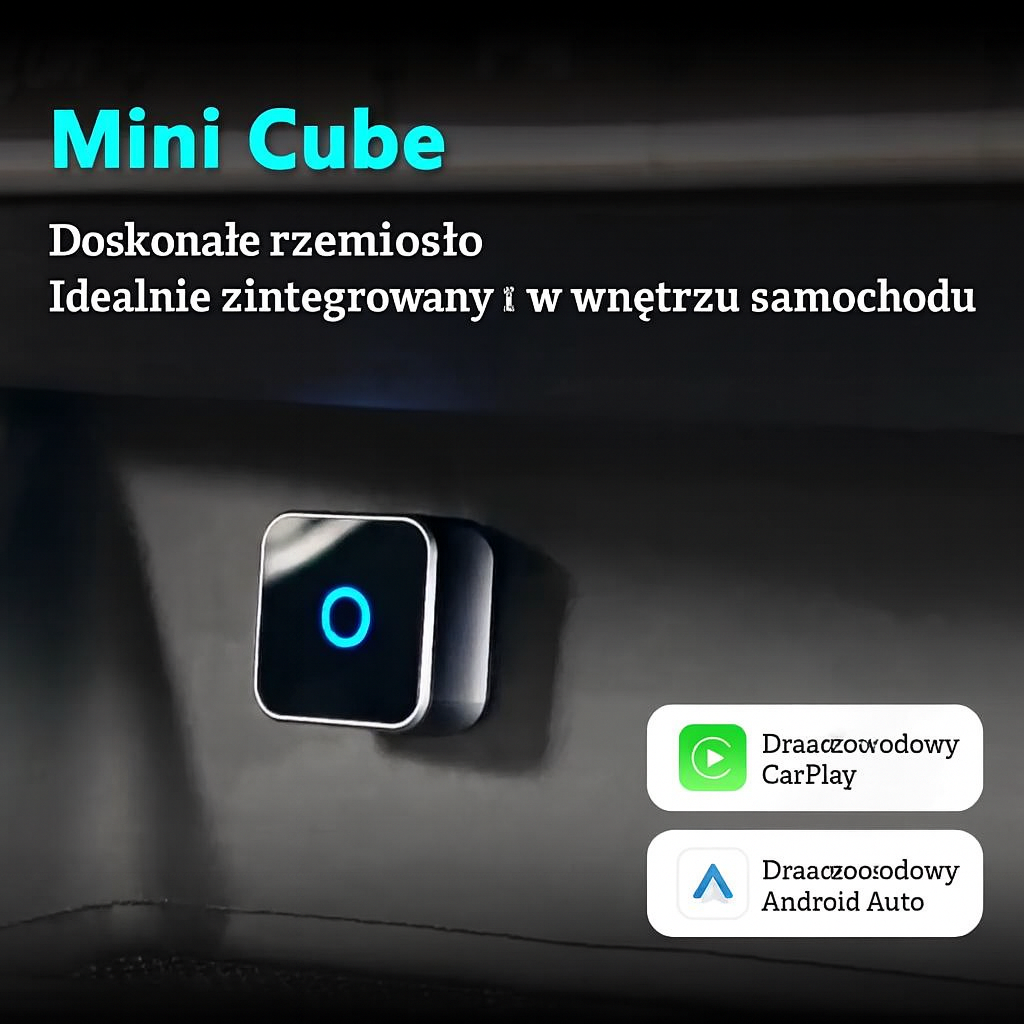 Ultra Cube – bezprzewodowy adapter do CarPlay i Android Auto