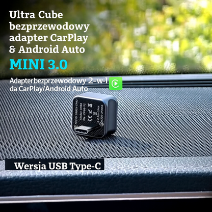 Ultra Cube – bezprzewodowy adapter do CarPlay i Android Auto