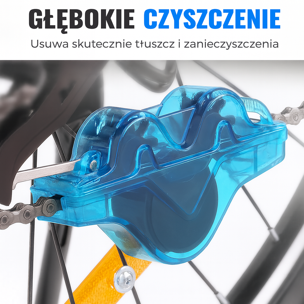Profesjonalne narzędzie do czyszczenia łańcucha rowerowego – łatwe i skuteczne czyszczenie Twojego łańcucha!