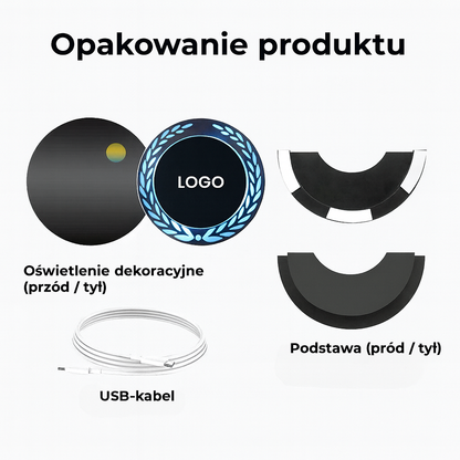 Inteligentna nocna lampka RGB z czujnikiem zmierzchu