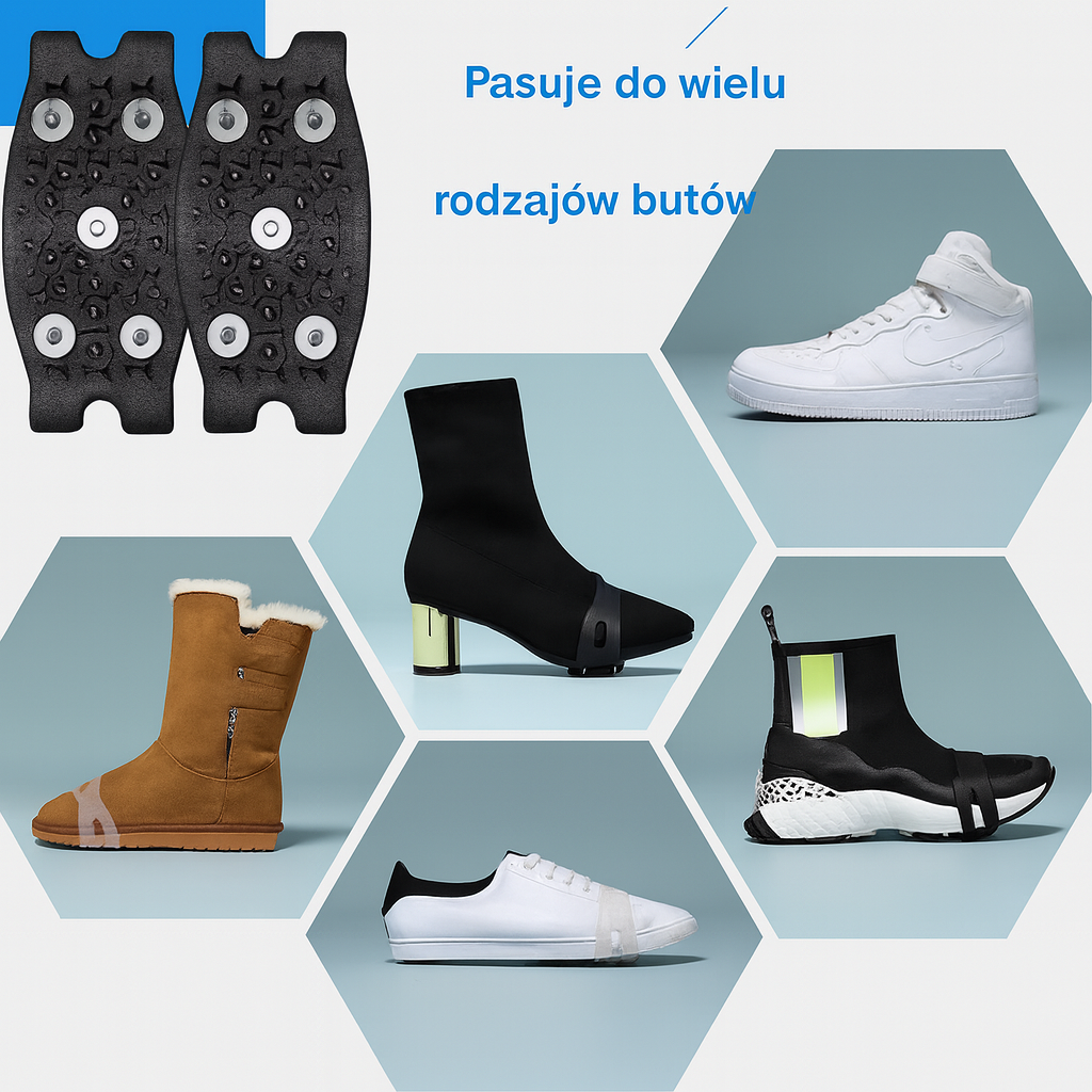 Antypoślizgowe kolce do butów – 5 kolców