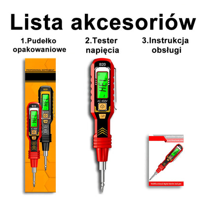 Cyfrowy bezdotykowy tester napięcia (z wyświetlaczem LCD)