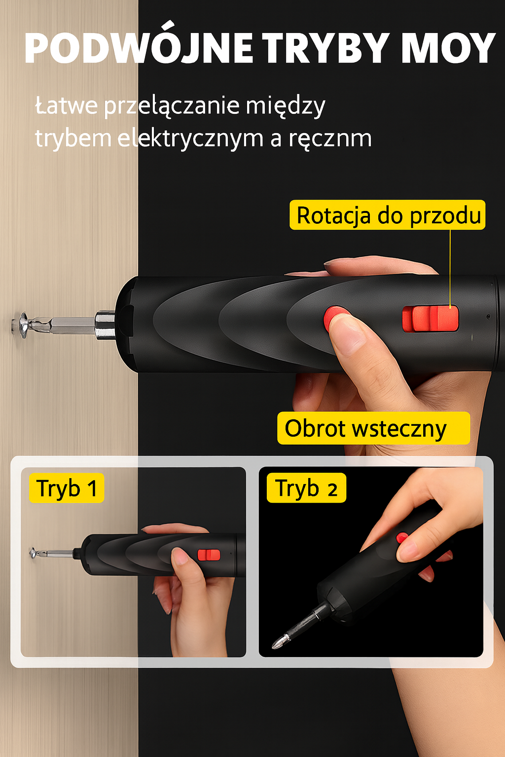 Zestaw bezprzewodowego wkrętaka