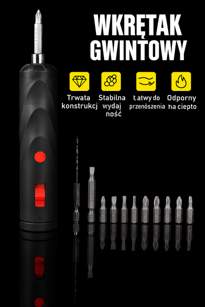 Zestaw bezprzewodowego wkrętaka