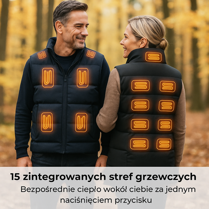 Podgrzewana kamizelka z możliwością ładowania (z portem USB)