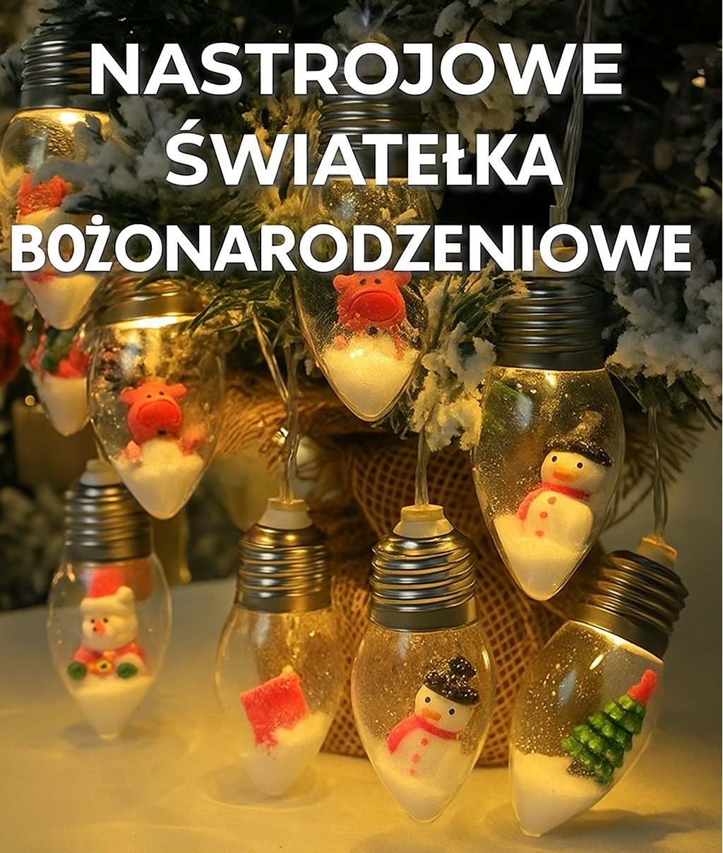 Nastrojowy łańcuch świetlny do użytku wewnątrz i na zewnątrz (ciepłe białe światło)