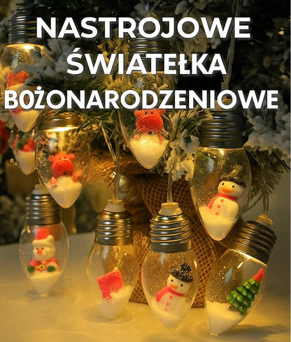 Nastrojowy łańcuch świetlny do użytku wewnątrz i na zewnątrz (ciepłe białe światło)