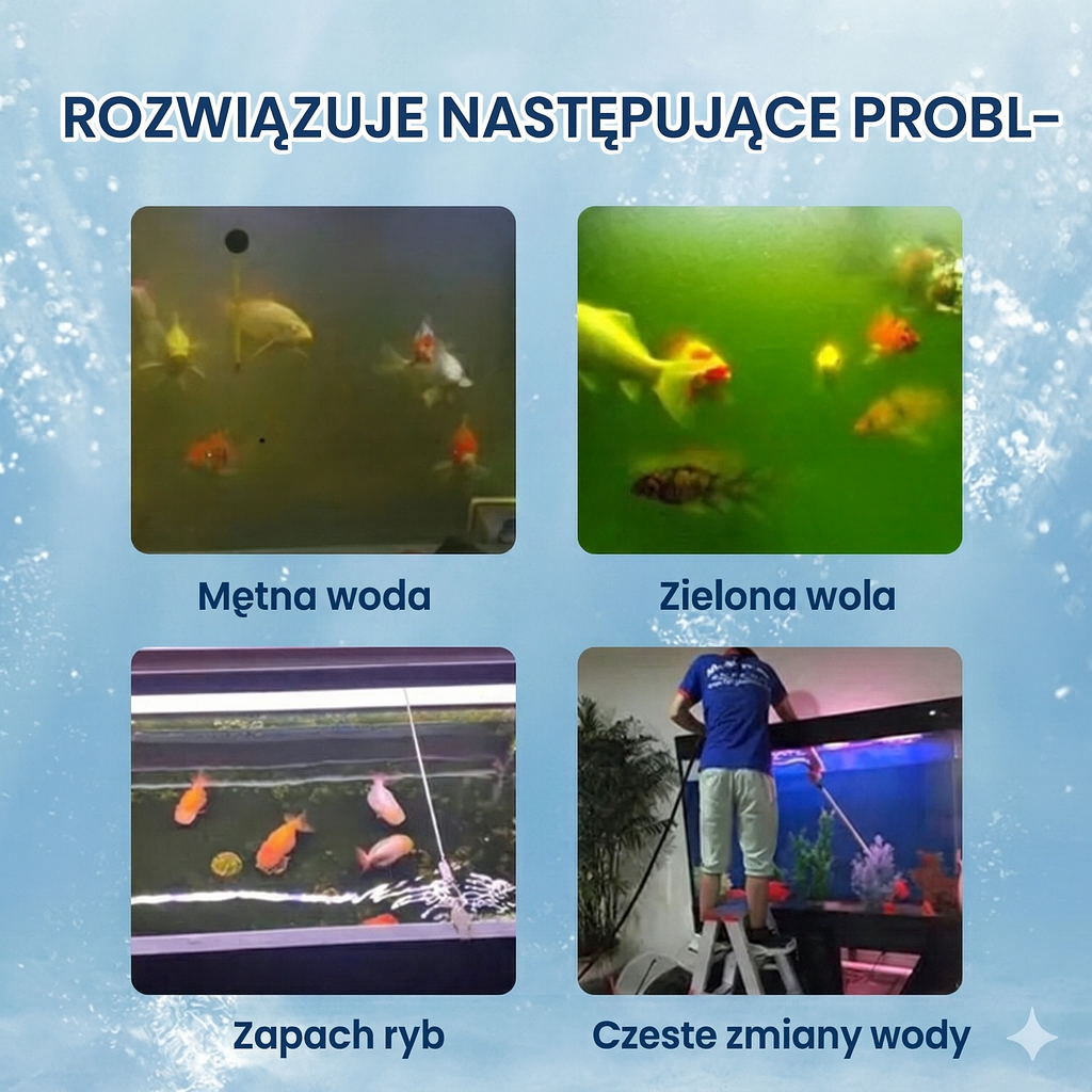 Profesjonalne tabletki do poprawy jakości wody w akwarium