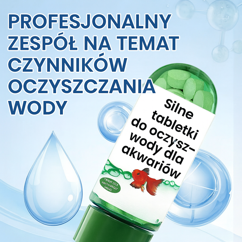 Profesjonalne tabletki do poprawy jakości wody w akwarium