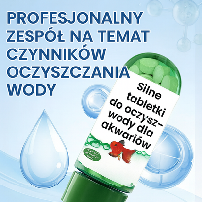 Profesjonalne tabletki do poprawy jakości wody w akwarium