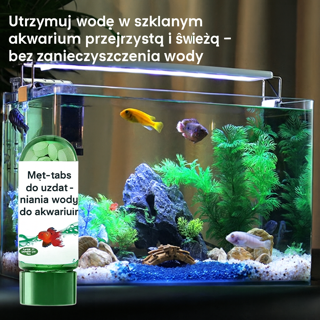 Profesjonalne tabletki do poprawy jakości wody w akwarium