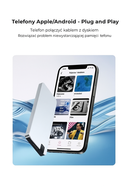 Zewnętrzny dysk SSD o wysokiej prędkości (USB 3.0)