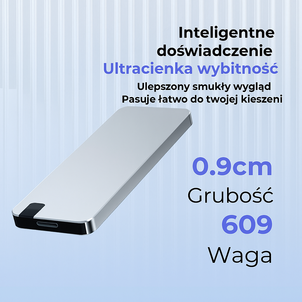 Zewnętrzny dysk SSD o wysokiej prędkości (USB 3.0)