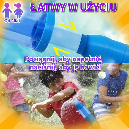 Wyrzutnia wodna w stylu fajerwerków