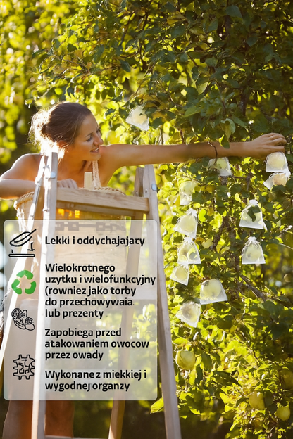 Woreczki ochronne na owoce i warzywa
