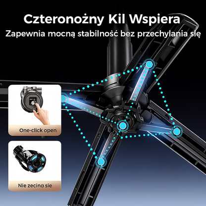 Nowy 4-w-1 magnetyczny mini selfie stick – Wielofunkcyjny z obrotem 360°