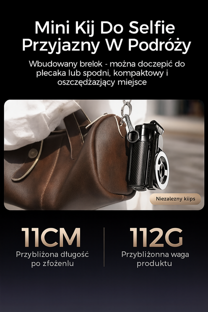 Nowy 4-w-1 magnetyczny mini selfie stick – Wielofunkcyjny z obrotem 360°