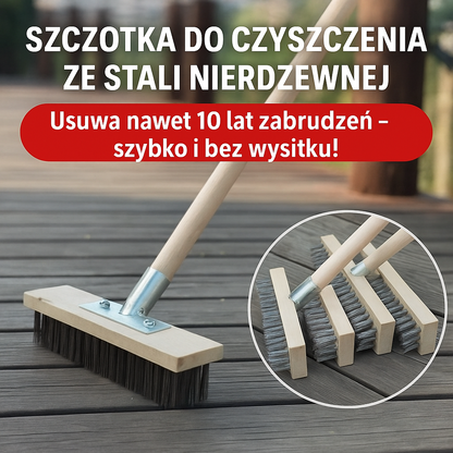 Szczotka do czyszczenia drutu ze stali nierdzewnej