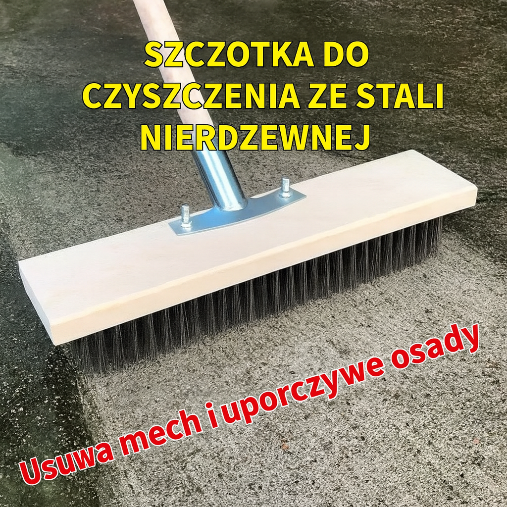 Szczotka do czyszczenia drutu ze stali nierdzewnej