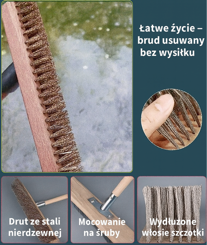 Szczotka do czyszczenia drutu ze stali nierdzewnej