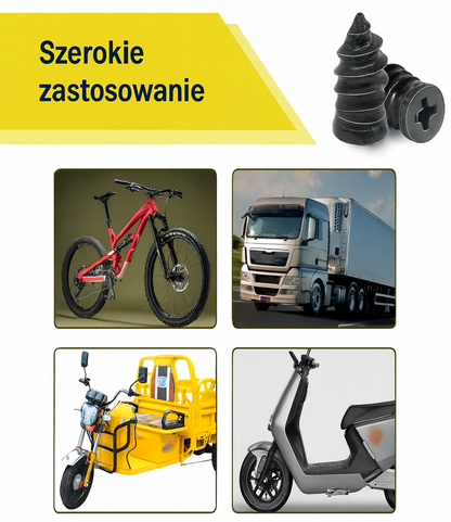 Gumowe gwoździe do naprawy opon próżniowych