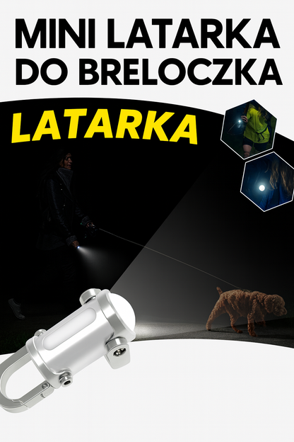 1200LM mini latarka brelokowa – super jasna i wodoodporna