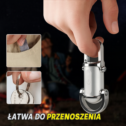 1200LM mini latarka brelokowa – super jasna i wodoodporna