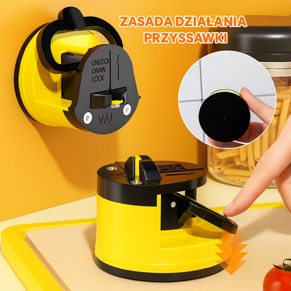 Mini ostrzałka do noży z przyssawką – kompaktowe i bezpieczne ostrzenie