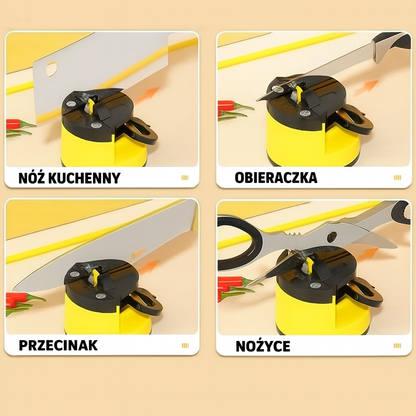 Mini ostrzałka do noży z przyssawką – kompaktowe i bezpieczne ostrzenie