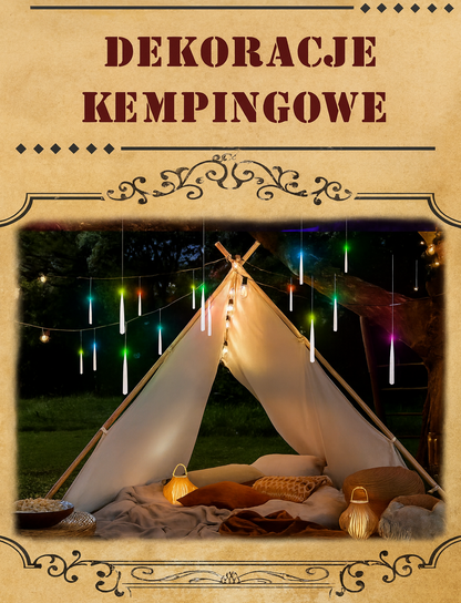 12 unoszących się świec LED z pilotem w kształcie różdżki – bezpłomieniowe wiszące świece do dekoracji bożonarodzeniowych i halloweenowych