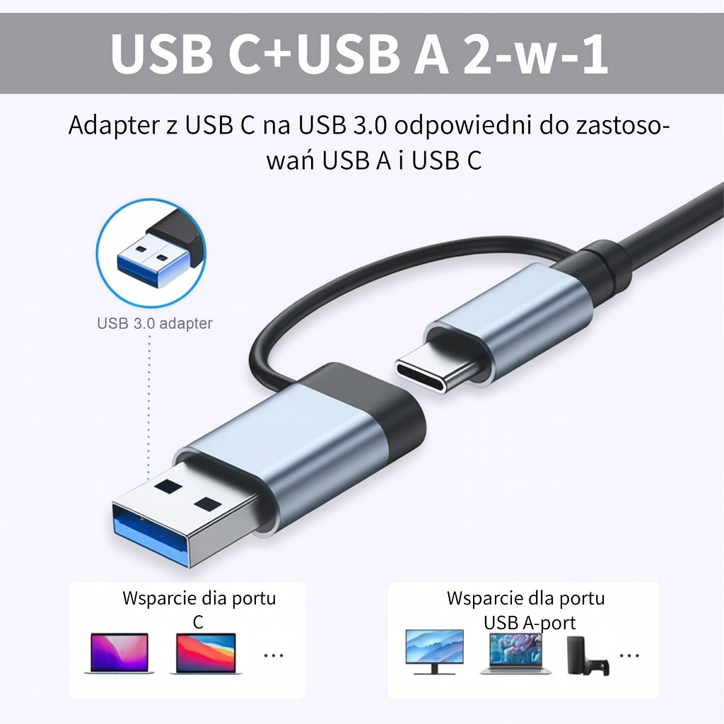 8-w-1 hub USB