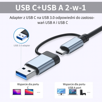 8-w-1 hub USB